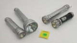 Lot of 4 Winchester flashlights