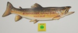 Winchester Fishing Lures Trout Cardboard Cutout Sign