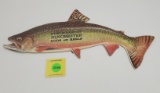 Winchester Rod and Reels Trout Cardboard Cutout Sign