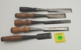 Lot of 5, Winchester chisels