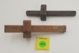 Lot of 2, wood gauges one Winchester