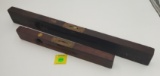Lot of 2 Winchester Wooden Level #9808, 18''. Winchester Wooden Level #9815, #28''