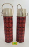 Lot of 2 Buffalo Plaid Thermos