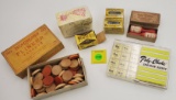 Lot of 7 Winchester Plinker Targets, Poly-Choke Shotgun sights, box of exploding targets, targ-o-tab