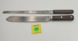Lot of 2  Winchester ham slicer #7227, Winchester Butcher knife #2217