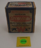 Winchester, 2 piece empty box, repeater speed loads, 10 gauge