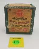 Remington, 2 piece box, 12 gauge, sunburst logo box, double o buck, buck shot load, 19 correct shell