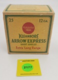 Remington one piece box, 12 gauge, kleanbore, arrow express, full original shells