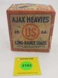 US Cart Co. 2 piece box, 20 gauge, Ajax heavies long range loads