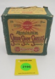 Remington, 2 piece box 12 gauge, sunburst logo, shurshot shells target load, empty