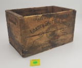 Robinhood, 12 gauge, clipper, wood shot shell crate
