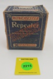 Winchester 2 piece 16 gauge shell box, repeater, brush over stamp, empty