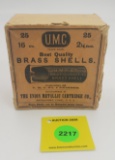 UCM 2 piece 16 gauge shell box, best quality, brass shells, empty, scam splits