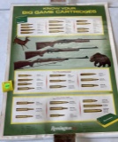 Remington know your hunting big game cartridges poster