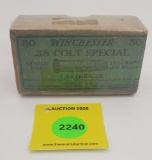 Winchester 2 piece 0.38 colt special, cartridges, full