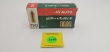 Lellier & Bellot one piece 0.45 auto shell box. Full