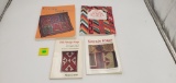 Lot of 4, Misc . Navajo Weaving books