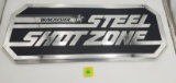 Winchester Steel Shot Zone plastic sign