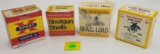 Lot of 4, Winchester Western 20 Ga 2 3/4, Western xpert 12 ga 2 3/4, Winchester Quail Load 12 ga 2 3