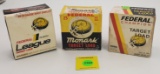 Lot of 3, Federal Monark 12 ga, Federal League 12 gauge, Federal Champoin Target load 12 ga