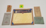 Lot of 5, Winchester gram, Winchester pocket catalogs, and Winchester instruction manuals