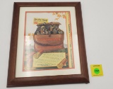 Framed Winchester Guns and Ammo advertising