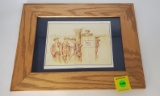 Framed print of 