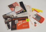 Large lot of Winchester advertising, articles, booklets, catalogs and signs