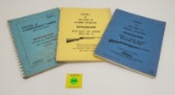 Lot of 3, Winchester Take down and assembly operations manuals and catalog of component parts w/pric