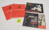 Lot of 4, Winchester price list books, Gunology book for salesmen