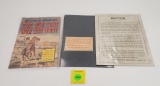 Lot of 3, Winchester safety notices and The Story of Winchester The Gun That Won the West booklet