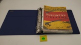 Binder full of Winchester catalogs and price lists