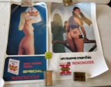 Lot of 2 Winchester Italian Girl Posters