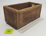 Winchester Small Arms Ammunition shot gun cartridges wooden box .410 (12m/m) Ammo Crate