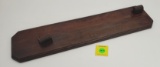 Wooden Winchester gun rack