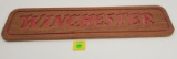 Winchester Wooden wall hanger sign