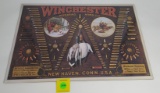 Winchester metal W bullet board