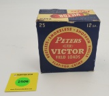 Du Point Pont Peters Victor 12 gauge field loads, one piece, full