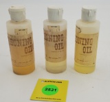 Lot of 3 Honing oil, all partials
