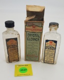 Lot of 2 Winchester crystal cleaner, one w/ original box. Both empty