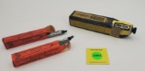 Lot of 3, 2 gun slick lubricant w/ original boxes. Mill run brite / bore grease. Full