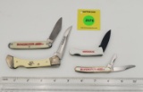 Pocket Knives; Lot of 4 Winchester pocketknives, 3 single blades and one double blade