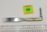 Pocket Knife: Winchester, single blade (GS) with letter opener.  Mfg: Ulster, Branded TUMS