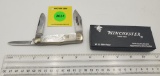 Pocket Knife: Winchester W15  3904P-91, MOP Handle, 3-Blade, w/ Black Box (GS)