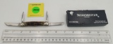 Pocket Knife: Winchester W15 4935S-92, Stag Handle, 4-Blade w/ Black Box (GS)