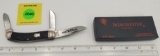 Pocket Knife: Winchester W15 3949, 3-Blade, Black Jigged Handle w/ Black Box (GS)