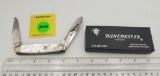 Pocket Knife: Winchester W15 2991-P-91, 2-Blade, MOPearl Handle w/ Black Box (GS)