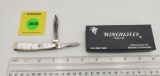 Pocket Knife: Winchester W15 2851-P-91, 2-Blade, MOPearl Handle w/ Black Box (GS)