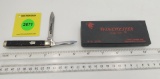 Pocket Knife: Winchester W15 2978-90, 2-Blade, Black Jigged Handle w/ Black Box (GS)