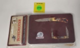 Pocket Knife: Winchester, Limited Edition Ersatz Stag Knife 2-Piece Set, NIB